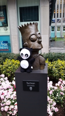 Love Panda and Bart Simpson
